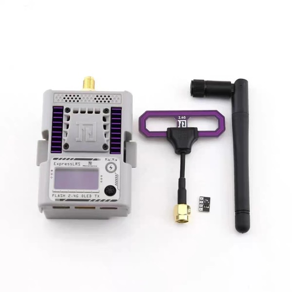 Namimno ExpressLRS ELRS 2.4GHz Flash Low Latency High Refresh Rate TX Module High-frequency RC OLED Nano Mini Receiver FPV Drone